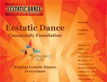 Tablet Screenshot of ecstaticdance.org